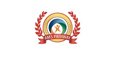 American Montessori Society pathway lettering and logo