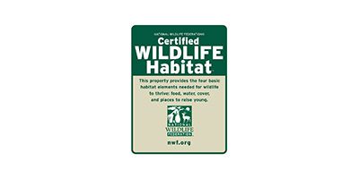 Certified Wildlife Habitat organization lettering and logo